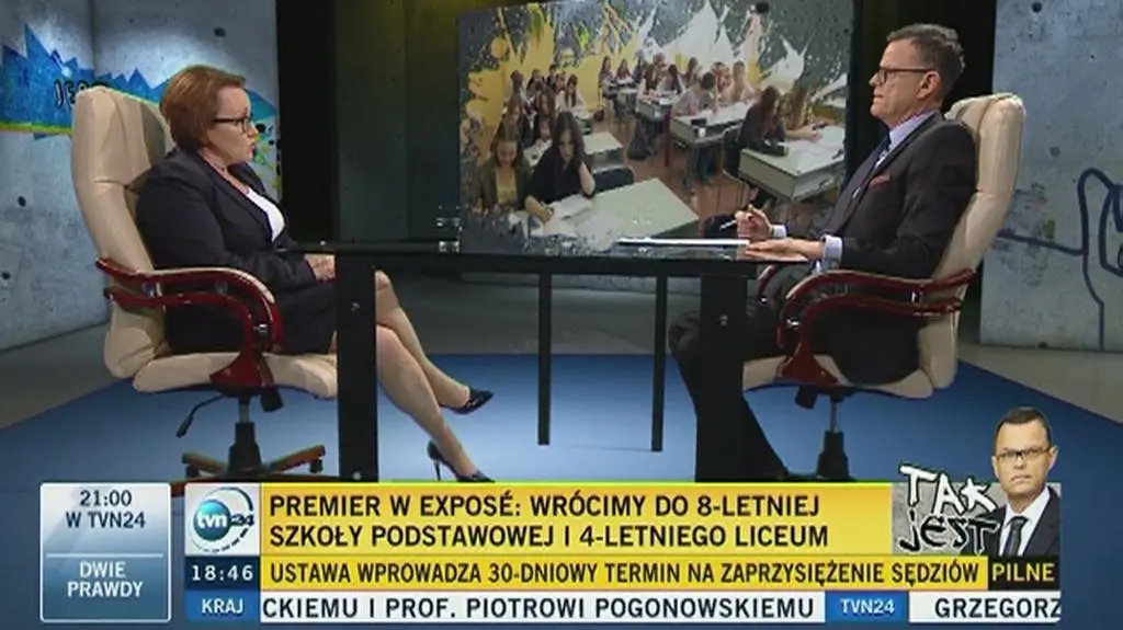 Anna Zalewska o likwidacji gimnazjów