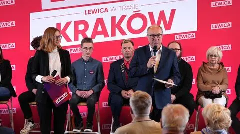 Spotkanie z przedstawicielami Lewicy w Krakowie