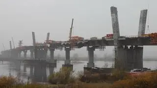 Most na Wiśle budowany z opóźnieniem