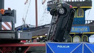 Samochód wpadł do Dziwny