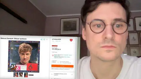 "Wymyśliliśmy z żoną taką aukcję". Jak Mateusz Damięcki wspiera WOŚP