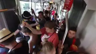 Krakowskie tramwaje są wyjątkowo zatłoczone