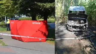 Zabił pieszą i uciekł. Auto porzucił w lesie, szuka go policja
