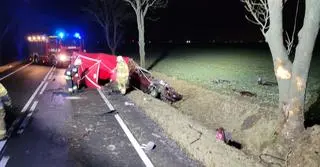Jedna osoba zginęła w wypadku na dk 38