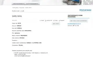 Policja nadal poszukuje Rafała Gawła