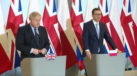 British and Polish PMs condemn Russia's "barbaric and indiscriminate" attack on Ukraine