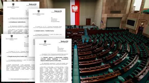 Sejm ma zająć się projektami w sprawie aborcji. "Nad wszystkim powinniśmy debatować"