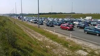 Korek utworzył się tuż przy bramkach w Rusocinie 