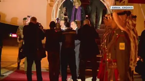 Prezydent Duda z wizytą w Jordanii. "Wiezie pomoc dla uchodźców"