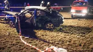 Audi jechało z dużą prędkością - podała policja