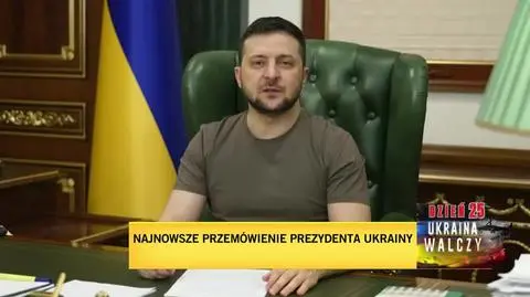 Całość niedzielnego przemówienia Wołodymyra Zełenskiego (20 marca 2022)