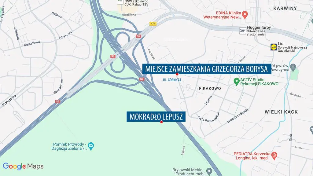 Służby poszukują Grzegorza Borysa na mokradłach w pobliżu jego domu