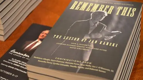 Sztuka nosi tytuł "Remember This: The Lesson of Jan Karski"