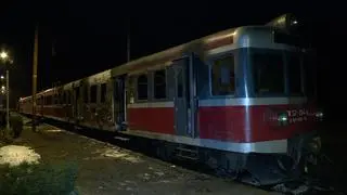 W wyniku pożaru spłonęły dwa z trzech modułów pociągu