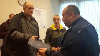 Chief of Bydgoszcz Police Witold Markiewicz thanked the Ukrainians for their conduct