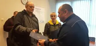 Za swoją postawę odebrali podziękowania