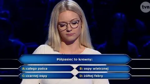 Co to jest półpasiec? Pytanie z "Milionerów" za dwa tysiące złotych