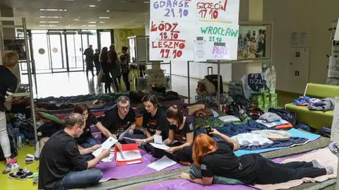 Pacjenci i profesor Szczylik na temat protestu głodowego