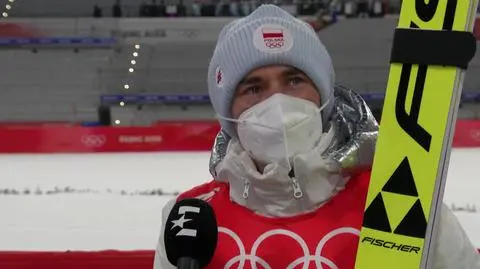 Łzy Kamila Stocha po konkursie