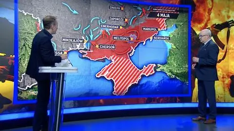 Generał Waldemar Skrzypczak analizował mapę rosyjskiej inwazji