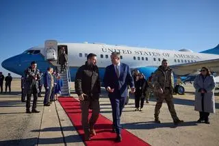 Wołodymyr Zełenski wylądował w USA