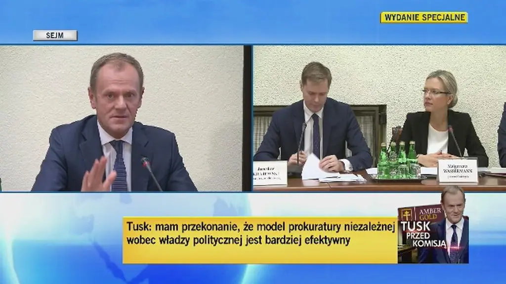 Tusk: stosując logikę komisji w sprawie GetBacku Morawieccy powinni zostać przesłuchani skazani i spaleni na stosie