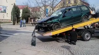 Do wypadku doszło na skrzyżowaniu  ul