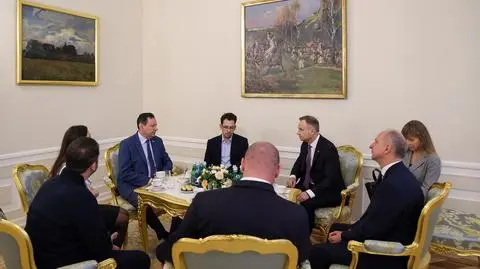 Prezydent spotkał się z synem Alexa Dancyga
