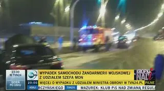 Karambol niedaleko Torunia. W jednym z samochodów był Antoni Macierewicz