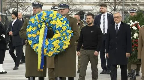 Ukraiński prezydent złożył wieniec przed Grobem Nieznanego Żołnierza
