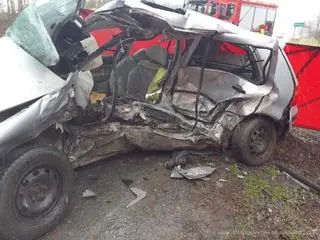 Zderzyły się dwa auta 