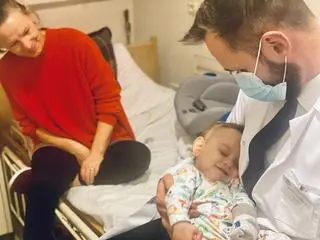 Roczny Antoś nie widział od urodzenia