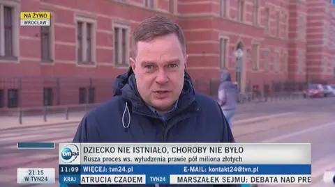Wymyślił chorobę dziecka zorganizował zbiórkę. Stanął przed sądem