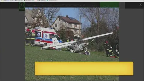 Samolot rozbił się krótko po starcie