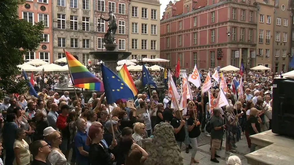 Protest in Gdańsk