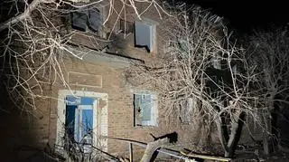 Rosyjska bomba uderzyła w budynek szpitala w miejscowości Wełykyj Burłuk położonej na północny wschód od Charkowa