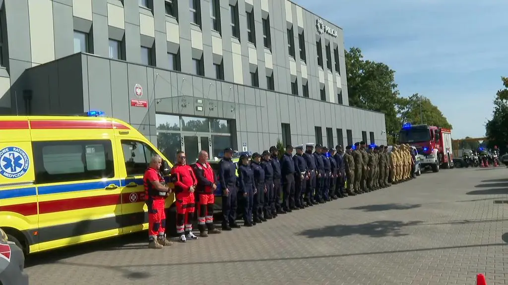 Hołd dla zmarłego policjanta