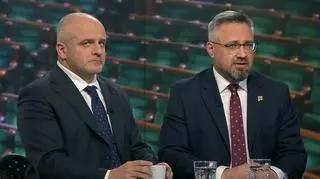 Paweł Kowal i Mirosław Suchoń w "Faktach po Faktach" 