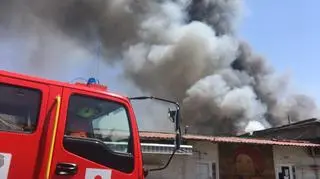 Miejsce eksplozji na rynku w Erywaniu 