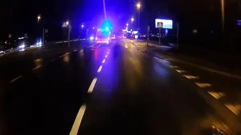 Blokował drogę karetce pogotowia
