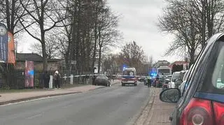 Samochód wjechał w pieszych na chodniku. Białogard