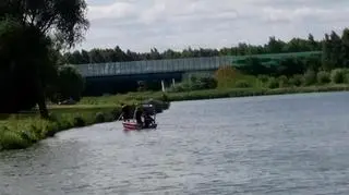 Przez 10 godzin szukali topielca w Strykowie