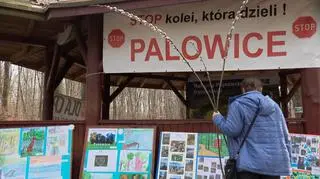 Mieszkańcy protestowali przeciwko budowie CPK