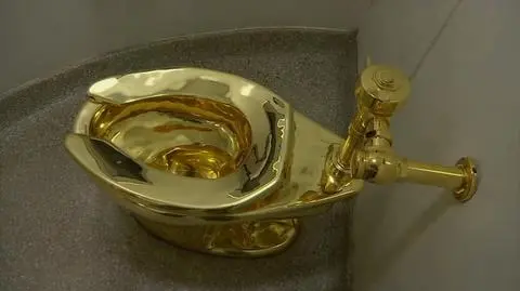 Złota toaleta została skradziona
