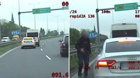 Atak agresji na Drogowej Trasie Średnicowej