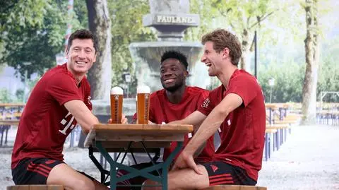 Robert Lewandowski, Alphonso Davies i Thomas Mueller