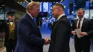 Donald Trump i Andrzej Duda 