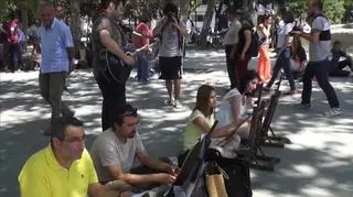 Malarze w parku Gezi