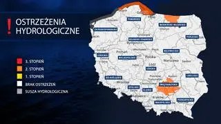 Ostrzeżenia hydrologiczne IMGW