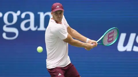 Hubert Hurkacz podczas US Open
